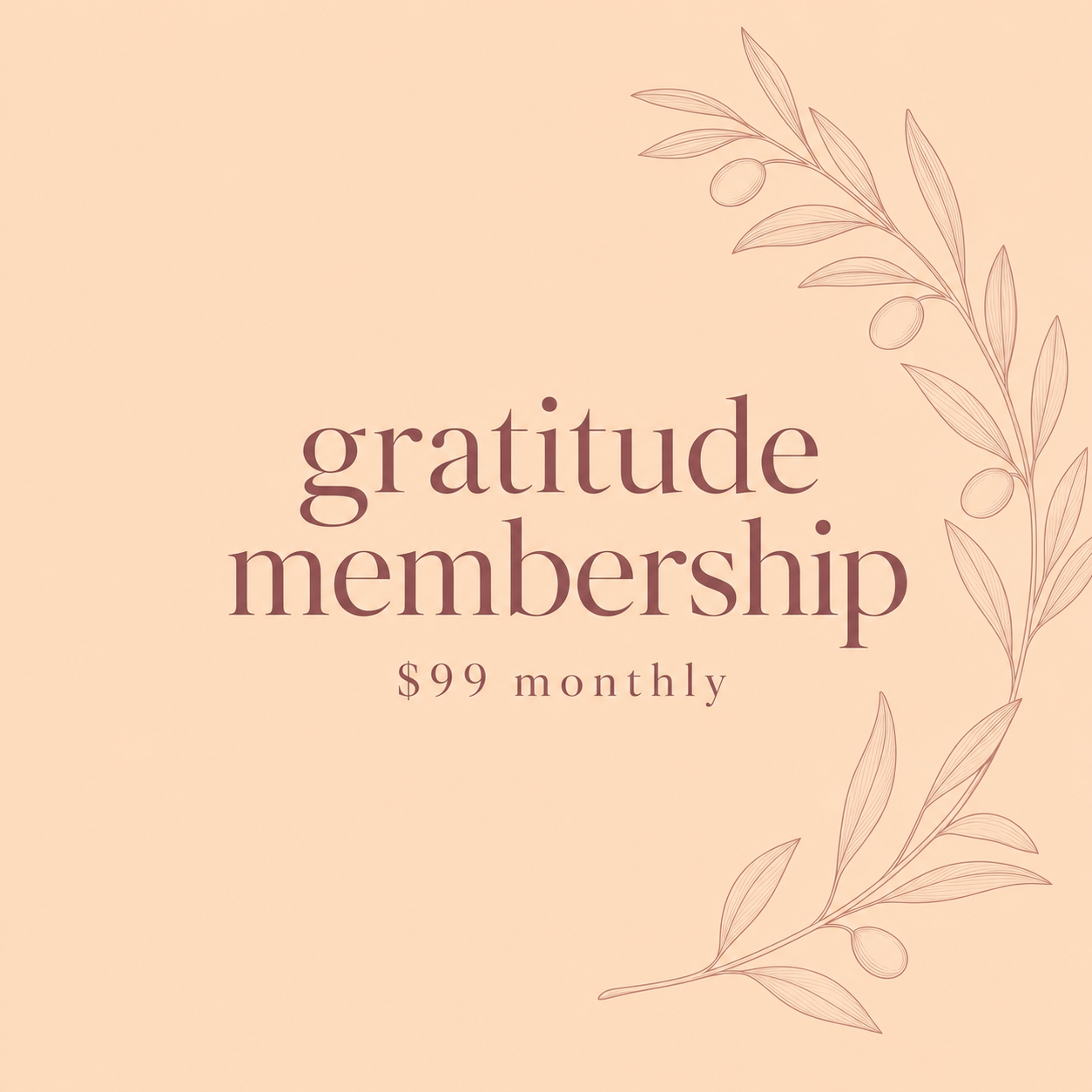 gratitude membership